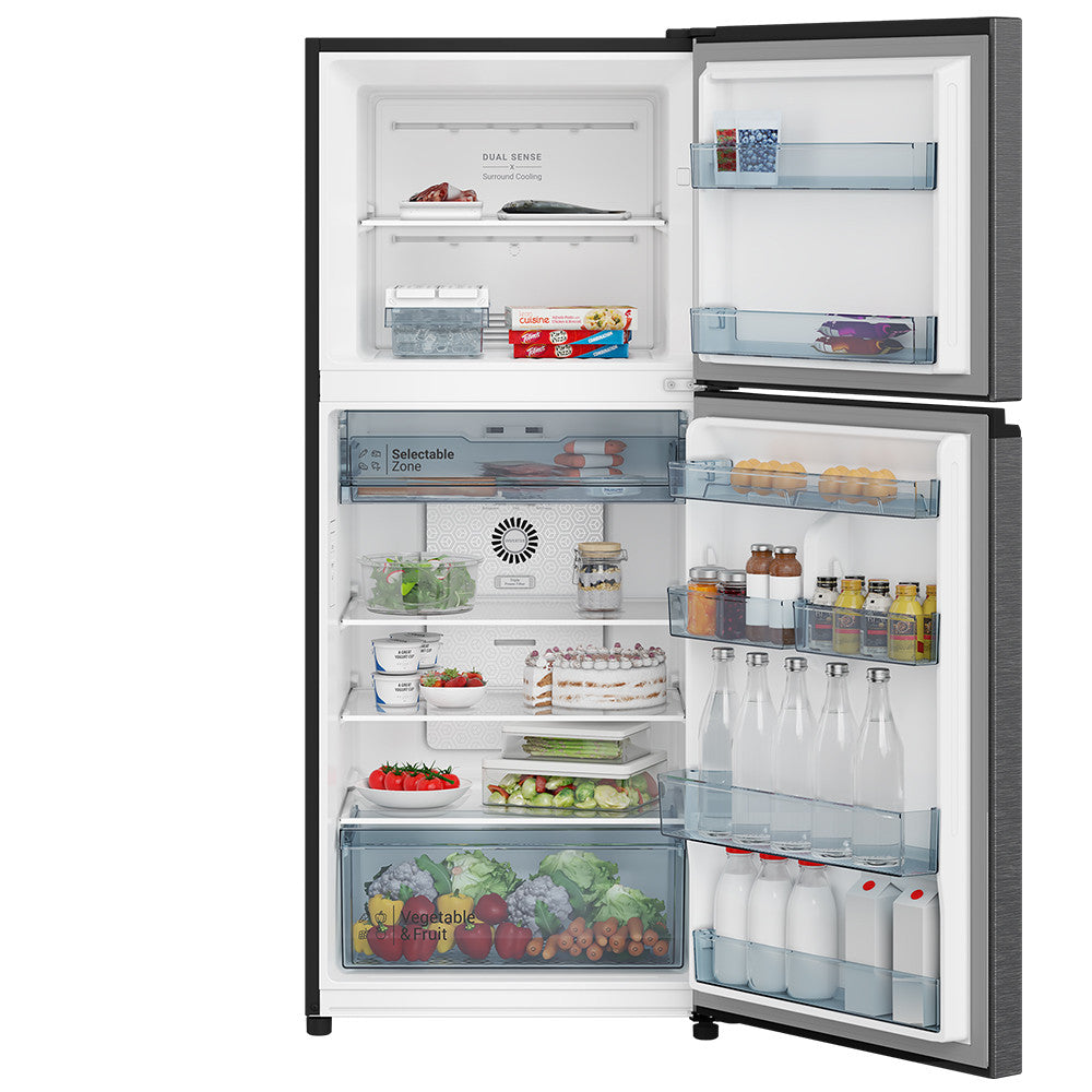 HITACHI HRTN6379SXSG 2 Door Top Freezer 344L