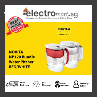 NOVITA NP110 Bundle Water Pitcher & Filter Pack