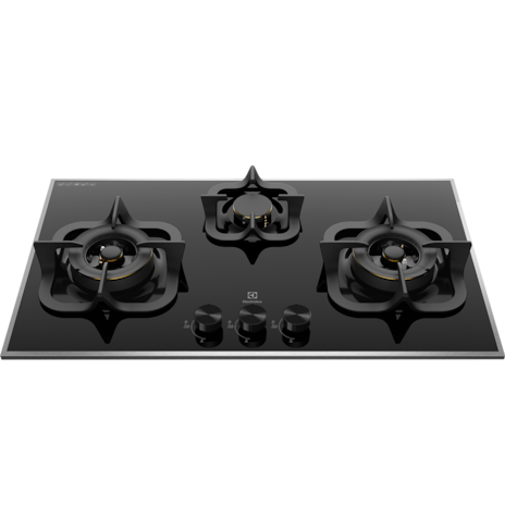 ELECTROLUX EGT7836BEP built-in gas hob with 3 cooking  zones (PUB) 78cm