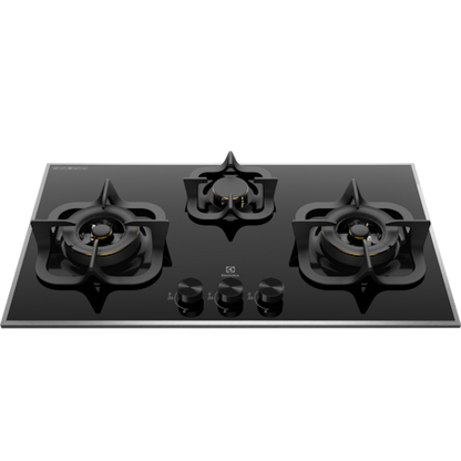 ELECTROLUX EGT7836BEP built-in gas hob with 3 cooking  zones (PUB) 78cm