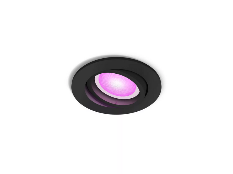 Philips Hue Centura Recessed Spotlight Black 1 X 4.2W GU10 Color Ambiance 400 lm