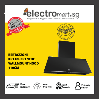 Bertazzoni KR110HER1NEDC Cooker Hood Heritage Wall 110 Cm Black