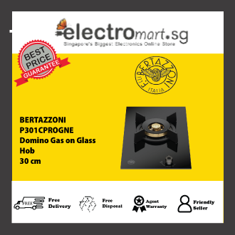 BERTAZZONI P301CPROGNE 30cm Domino Gas-on-Glass Hob