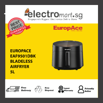 EuropAce EAF9501DBK 6-IN-1 Lumi Bladeless Air Fryer - Black