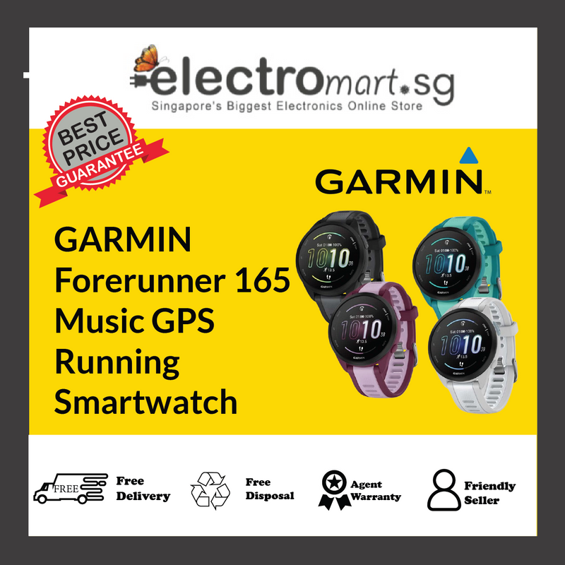 GARMIN Forerunner 165 Music GPS Running  Smartwatch