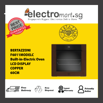 Bertazzoni F6011MODELC Modern 11 Function 76L Electric Built-in Single Oven - Copper