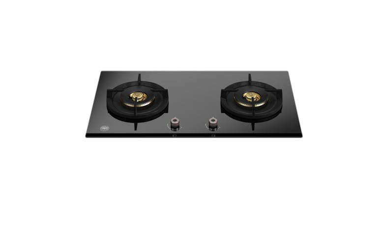 BERTAZZONI P782BPROGNE 78CM 2 BURNERS BUILT-IN GLASS HOB