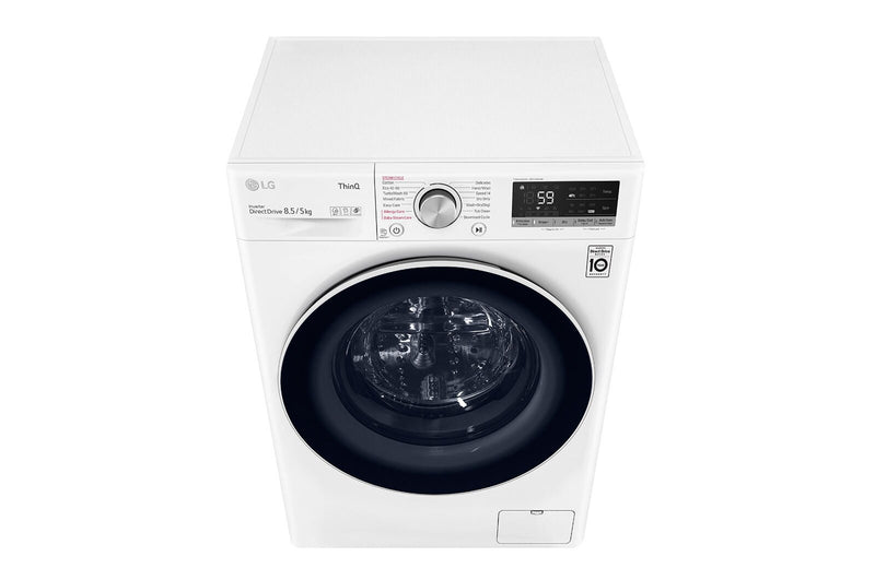 LG FV1285H4W AI Direct Drive  Front Load Washer  Dryer 8.5/5kg