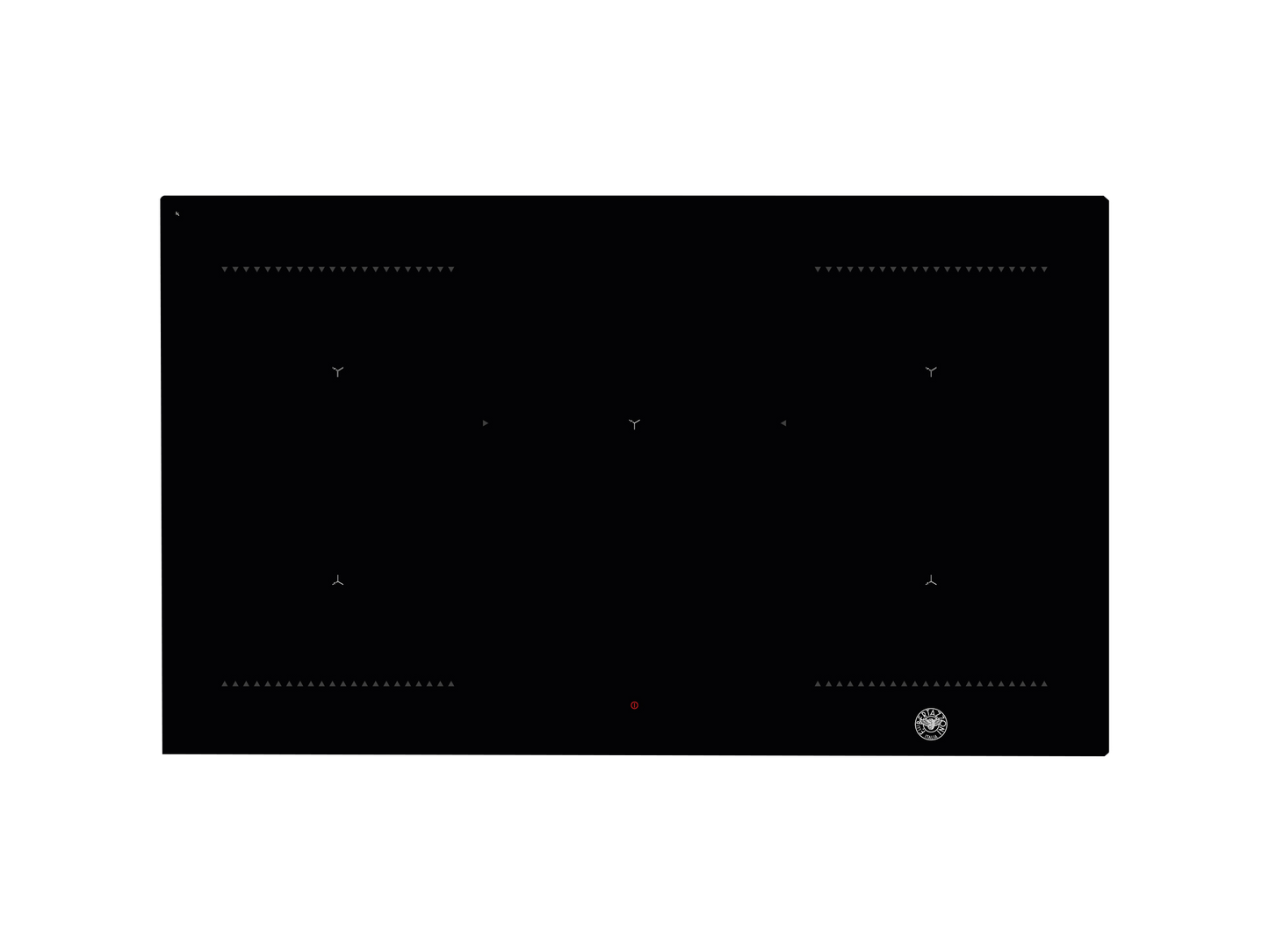 Bertazzoni P885IC2G5NE - 88cm Tempered Glass Induction Hob 5 Burners