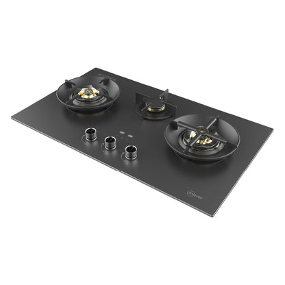 MAYER MMGH388HI 3 Burners Glass Gas Hob 88cm