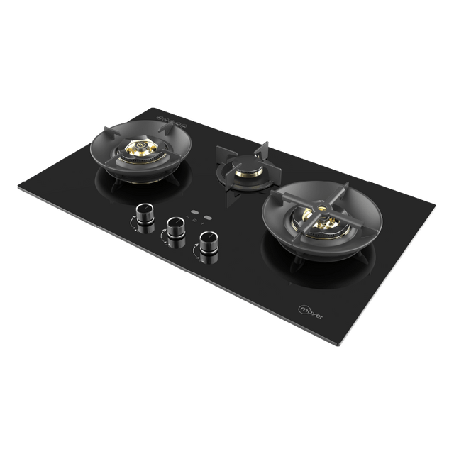MAYER MMGH388HI 3 Burners Glass Gas Hob 88cm
