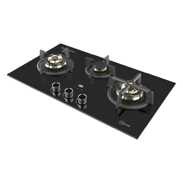 MAYER MMGH3078HI 3 Burners Glass Gas Hob 78cm