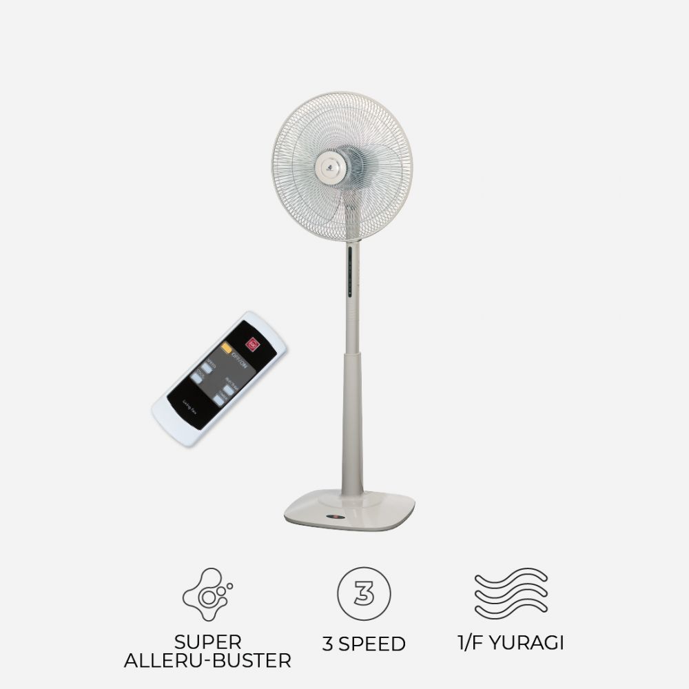 KDK M40KS 3-speed Stand Fan with Remote Control (40cm/16”)