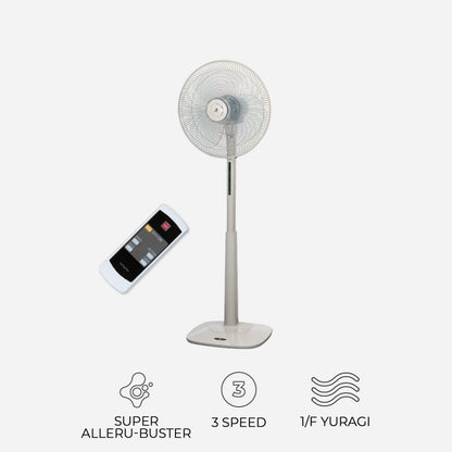 KDK M40KS 3-speed Stand Fan with Remote Control (40cm/16”)