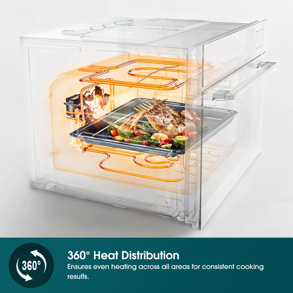 EUROPACE EMS8500E Micro Steam Pro 4-in-1 Microwave Steam Oven