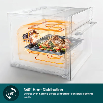 EUROPACE EMS8500E Micro Steam Pro 4-in-1 Microwave Steam Oven