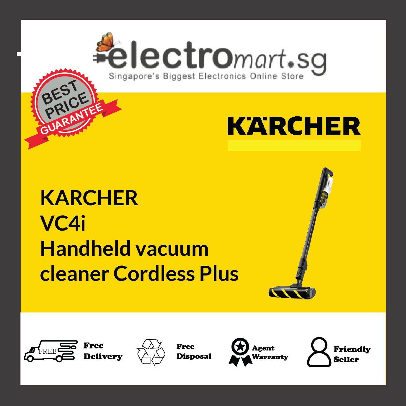 200$ Big Discount | KARCHER VC4i Handheld vacuum cleaner Cordless Plus | Clearance Sale!