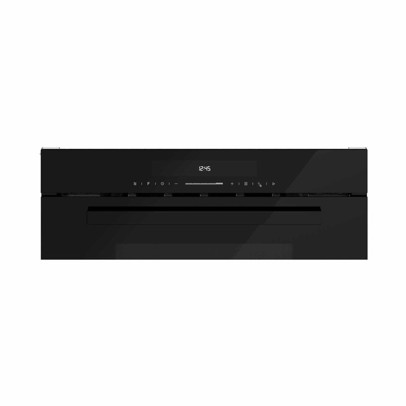 BERTAZZONI FMOD3053WLB1 60X38CM BUILT-IN MICROWAVE OVEN (34L)/(BLACK GLASS MODERN SERIES)