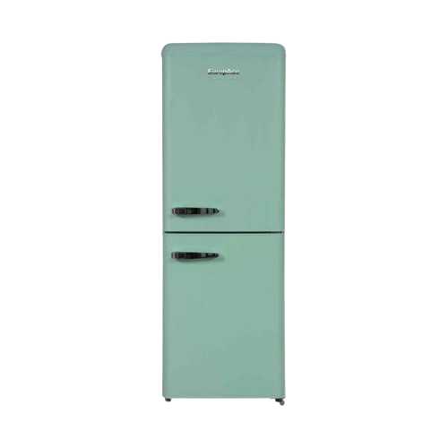 EUROPACE ER7178AGR  (Pastel Green) RETRO 2 DOOR REFRIGERATOR