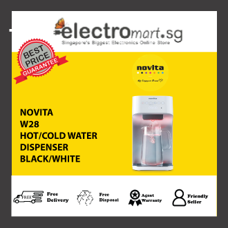 NOVITA W28 HOT/COLD WATER DISPENSER BLACK/ WHITE