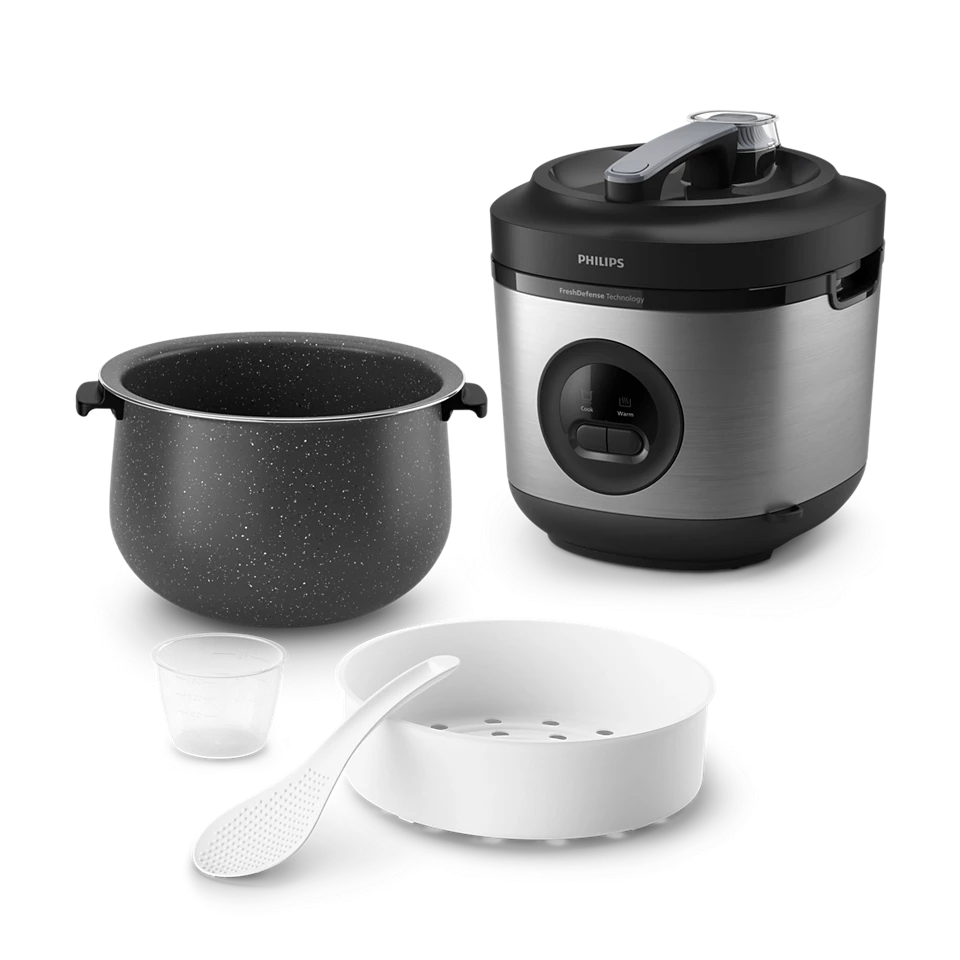 PHILIPS HD3213/31 Philips 1.8L Rice Cooker - Silver