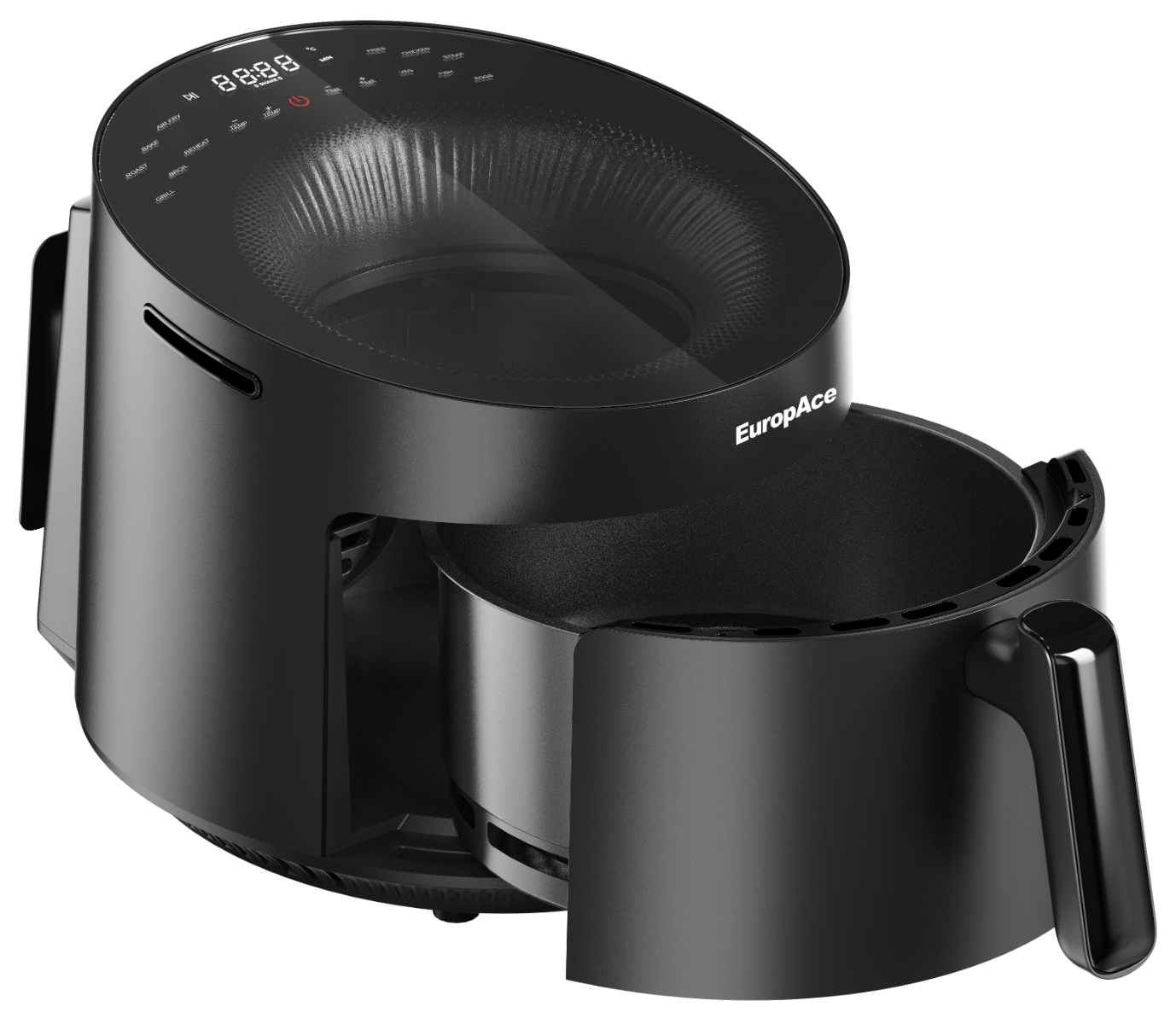 EuropAce EAF9501DBK 6-IN-1 Lumi Bladeless Air Fryer - Black