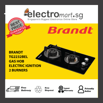 BRANDT TG2232BEL 30CM Gas hob Electric Ignition 2 BURNER