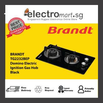 BRANDT TG2232BEP 30CM 2 BURNER DOMINO GAS HOB (ELECTRIC)