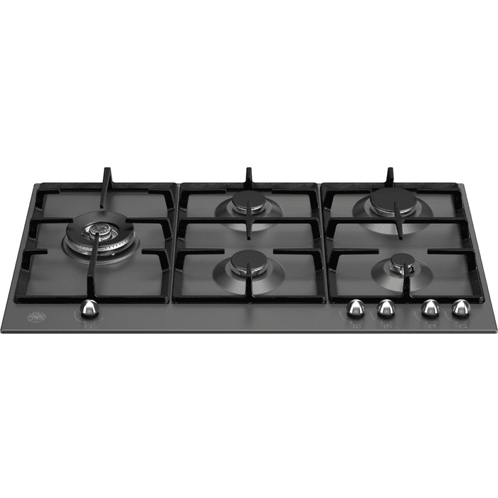 Bertazzoni P905LHERNE 90cm Heritage Series 5 Burner Gas Hob – BLACK