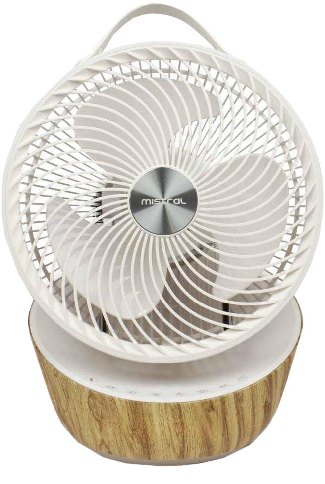 Mistral MHV1010DR High Velocity Fan With Remote Control, 9",Beige