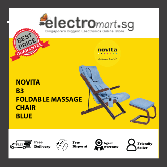 NOVITA B3 FOLDABLE MASSAGE CHAIR-BLUE