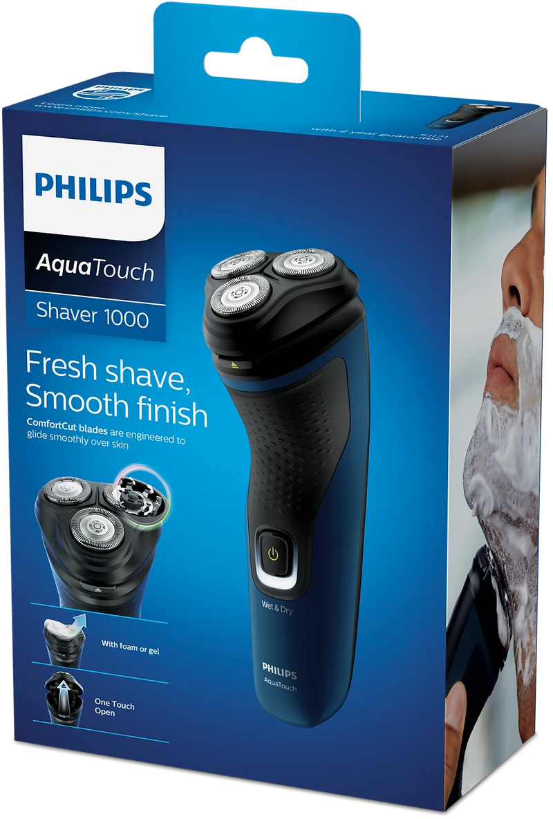 PHILIPS S11121/41 Shaver series 1000 Wet or Dry electric shaver