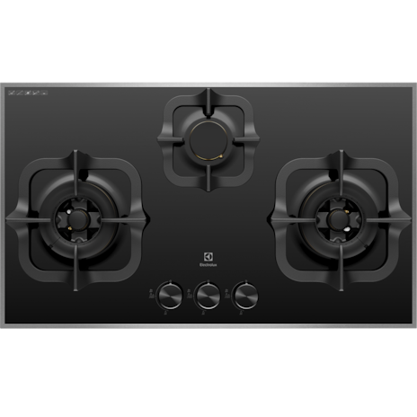 ELECTROLUX EGT7836BEP built-in gas hob with 3 cooking  zones (PUB) 78cm