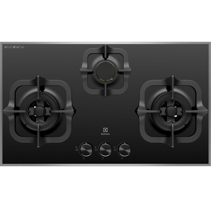 ELECTROLUX EGT7836BEP built-in gas hob with 3 cooking  zones (PUB) 78cm