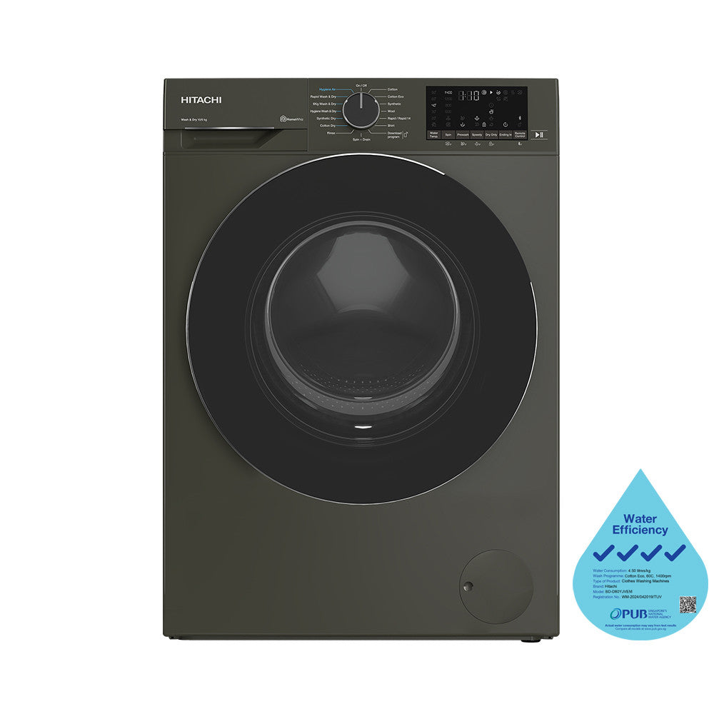 HITACHI BD-D80YJVEM Front Loading Washer Dryer 8/5kg