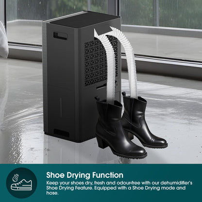 EUROPACE EDH8400DGY Dehumidifier + Air Purifier 40L