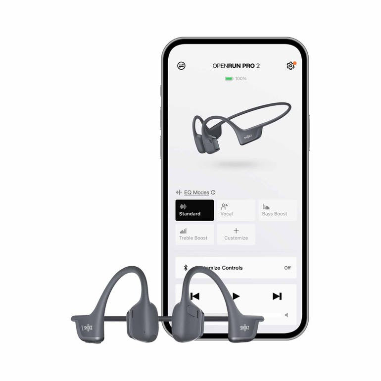 SHOKZ OPENRUN PRO 2 BLACK BONE CONDUCTION SPORTS HEADPHONE