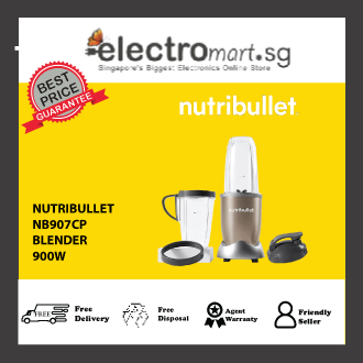 NutriBullet NB907CP Pro 900-Watt Hi-Speed Blender/Mixer Twist and Blend 9-Piece Set