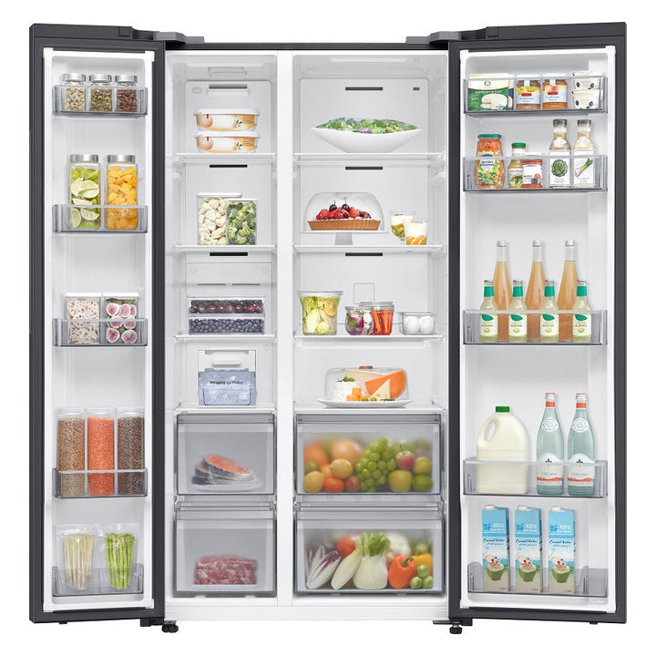 SAMSUNG RS70F65Q3FSS SIDE-BY-SIDE FRIDGE 655L