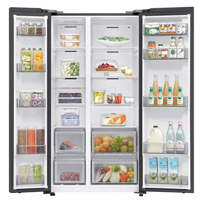 SAMSUNG RS70F65Q3FSS SIDE-BY-SIDE FRIDGE 655L