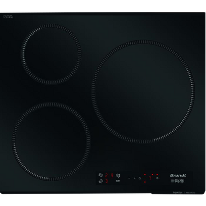 BRANDT BPI2638UB 60 CM INDUCTION HOB 3 ZONES