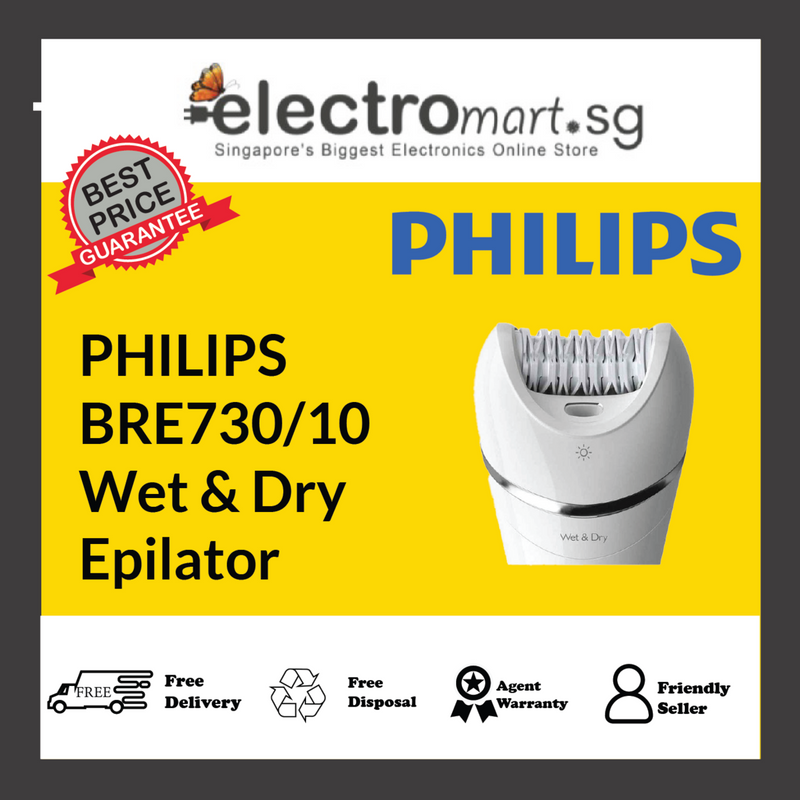 PHILIPS BRE730/10 Wet & Dry Epilator