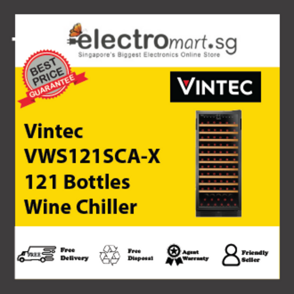 Vintec VWS121SCA-X 121 Bottles Wine Chiller