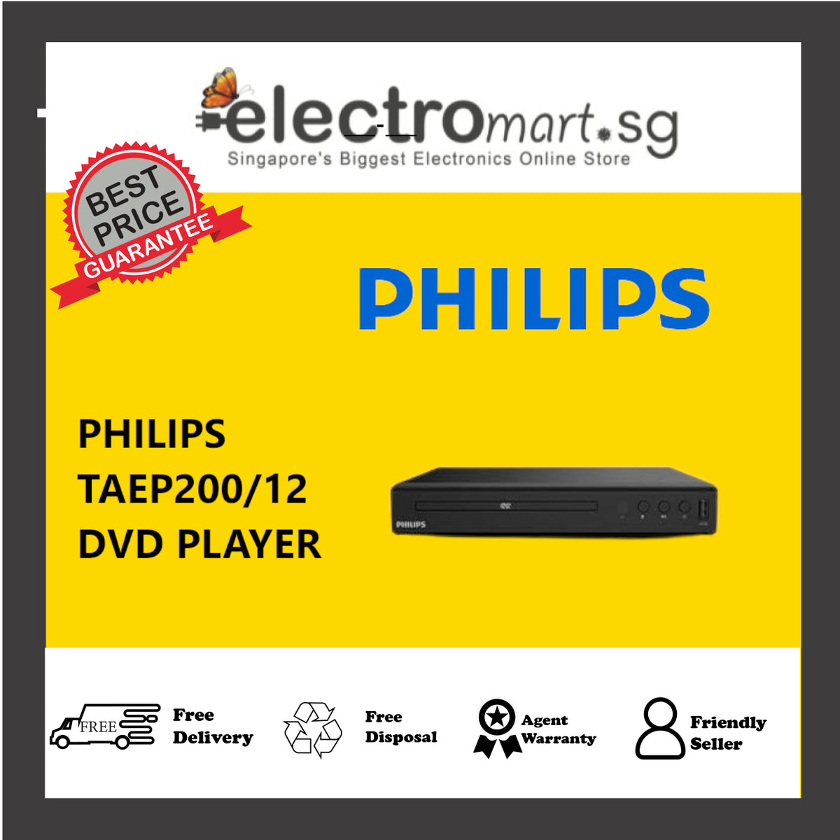 PHILIPS TAEP200/12 DVD PLAYER