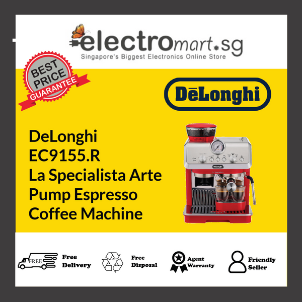 DeLonghi EC9155.R La Specialista Arte Pump Espresso  Coffee Machine