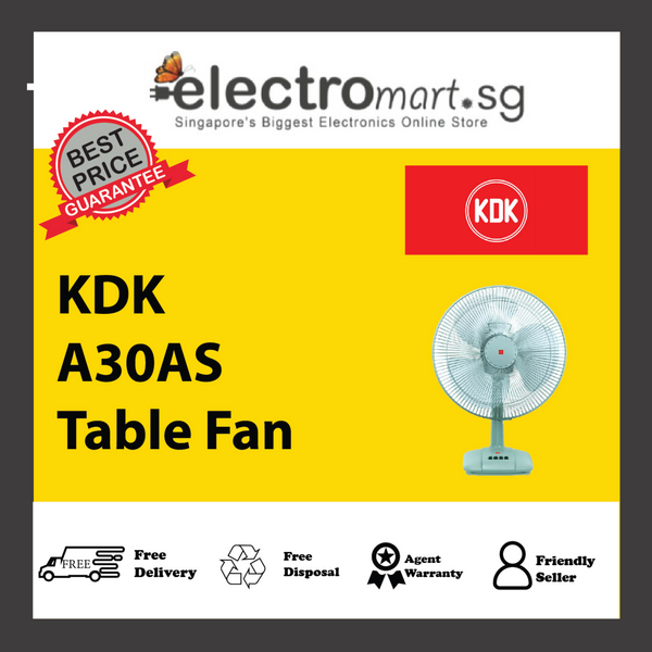 KDK A30AS Table Fan