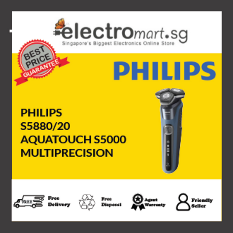 PHILIPS S5880/20 AQUATOUCH S5000  MULTIPRECISION Shaver