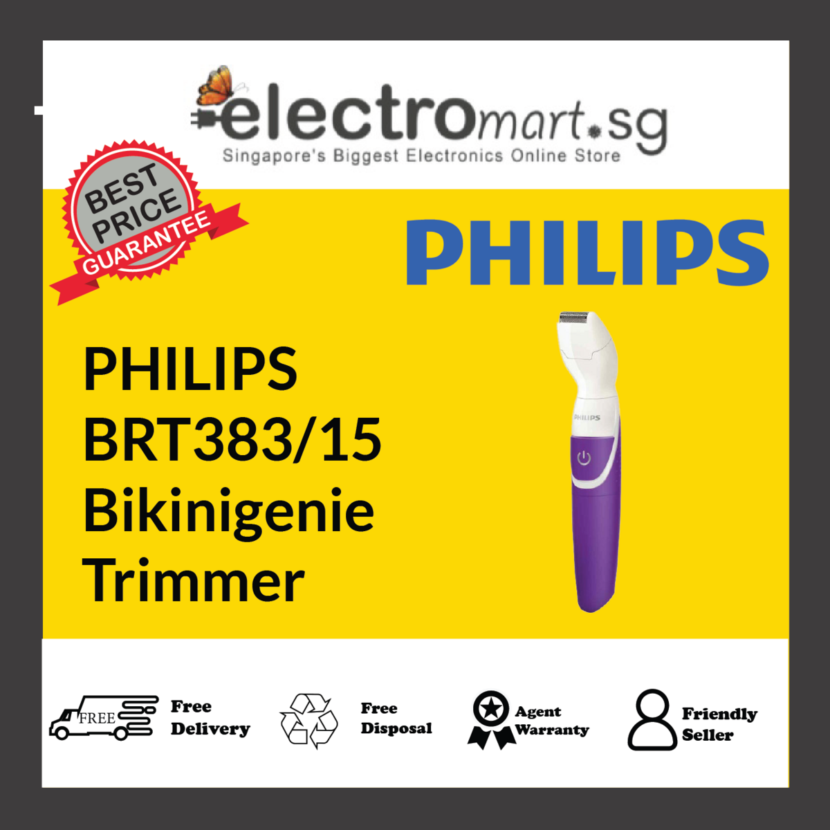 PHILIPS BRT383/15 Bikinigenie Trimmer