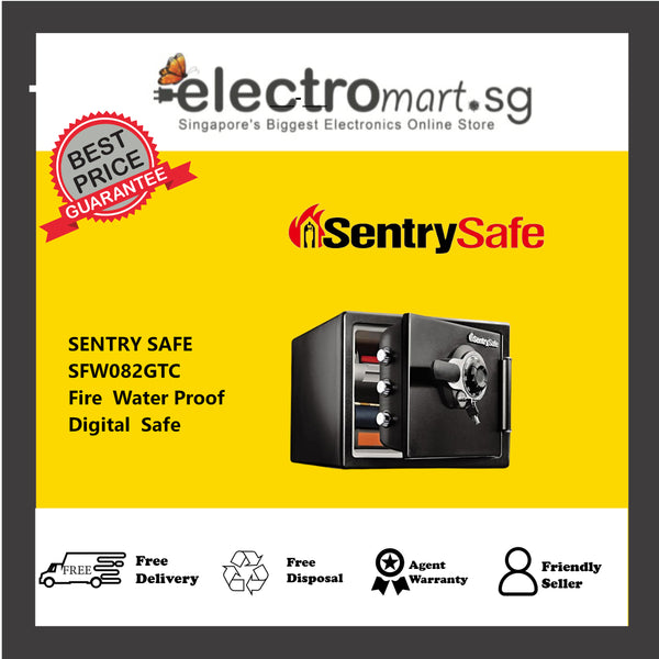 DURO SFW082GTC  SentrySafe Fire  Water Proof Digital  Safe