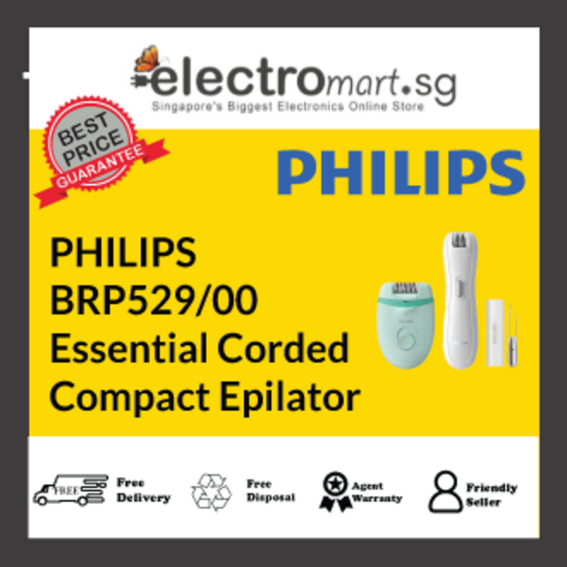 PHILIPS BRP529/00 Essential Corded Compact Epilator